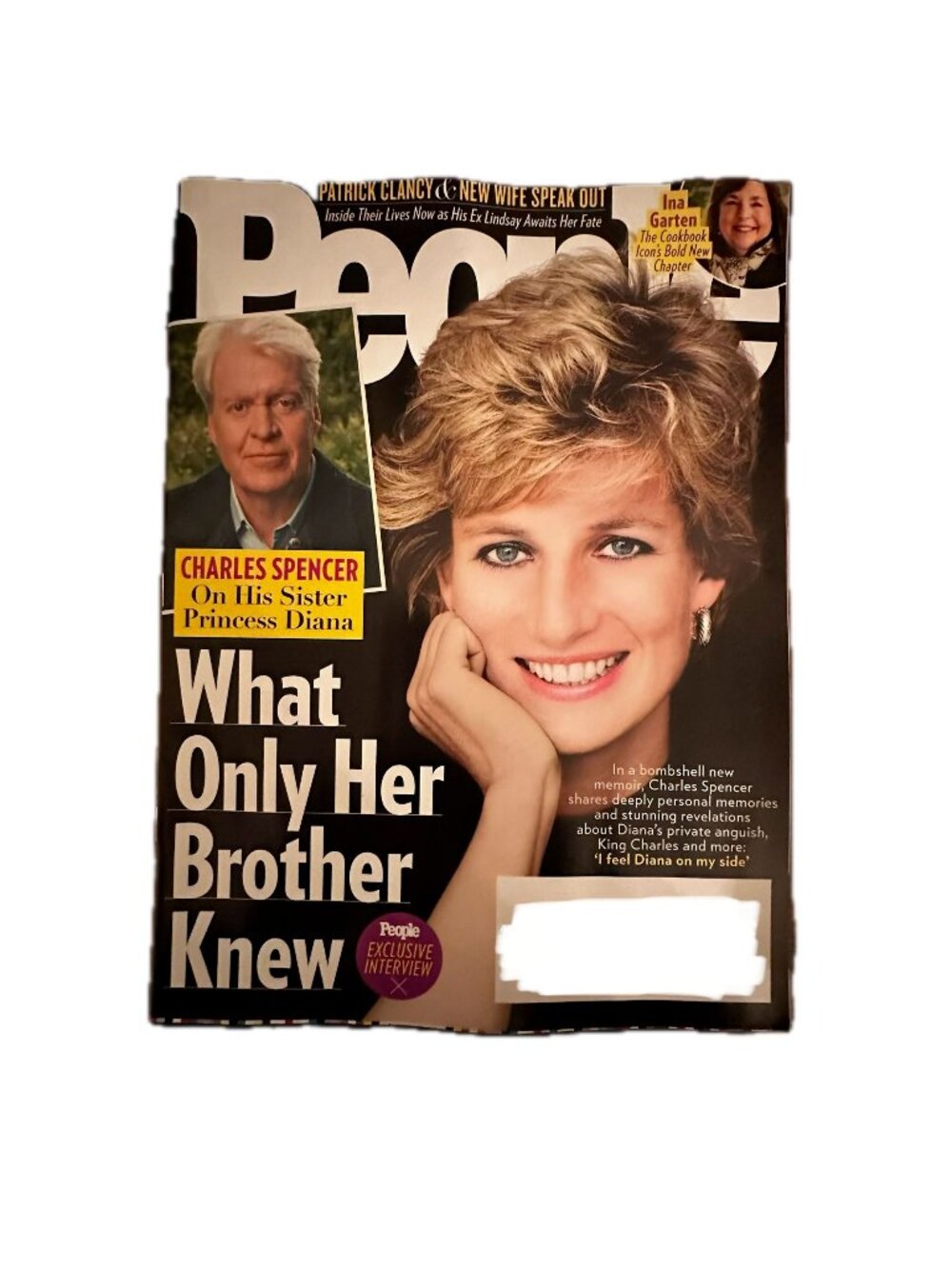 People Magazine October 5 2026 Charles Spencer on his Sister Princess Diana